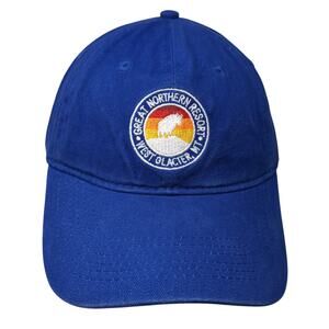 Great Northern Resort Baseball Cap Blue One Size Adjustable 6 Panel Queensboro